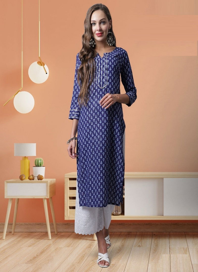 Mt Olivia 01 Trendy Ethnic Wear Wholesale Printed Kurtis Catalog
